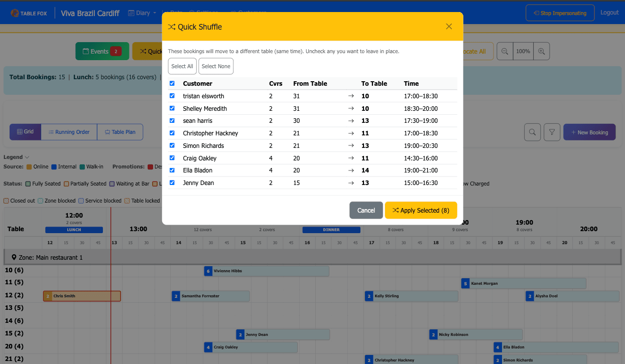 TableFox Fox Engine